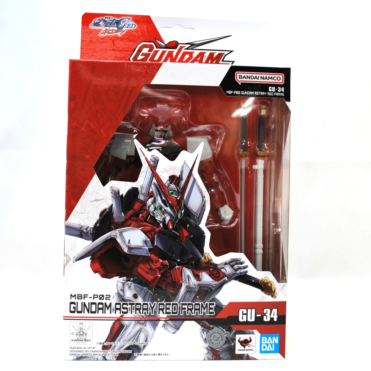 GUNDAM UNIVERSE MBF-P02 GUNDAM ASTRAY RED FRAME