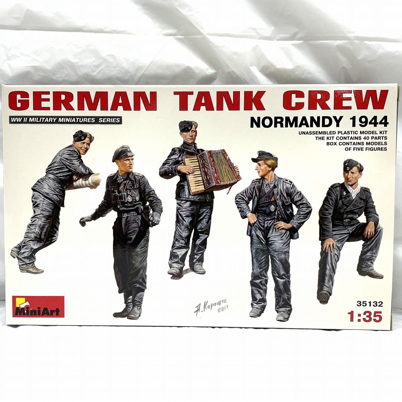 ミニアート 1/35 ドイツ戦車兵 ノルマンディ1944