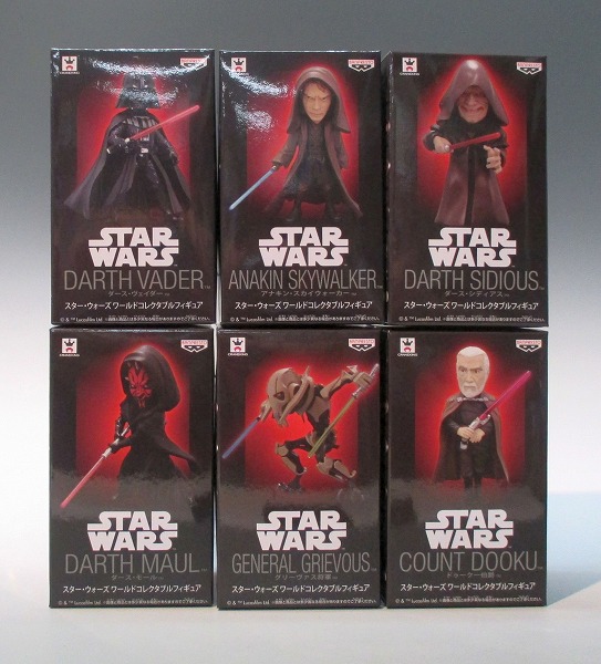 スターウォーズ ワールドコレクタブルフィギュアvol.1 6種セット