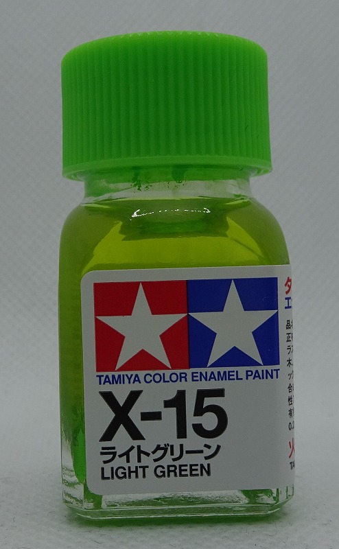 タミヤ タミヤカラー エナメル X-15 ライトグリーン(旧)