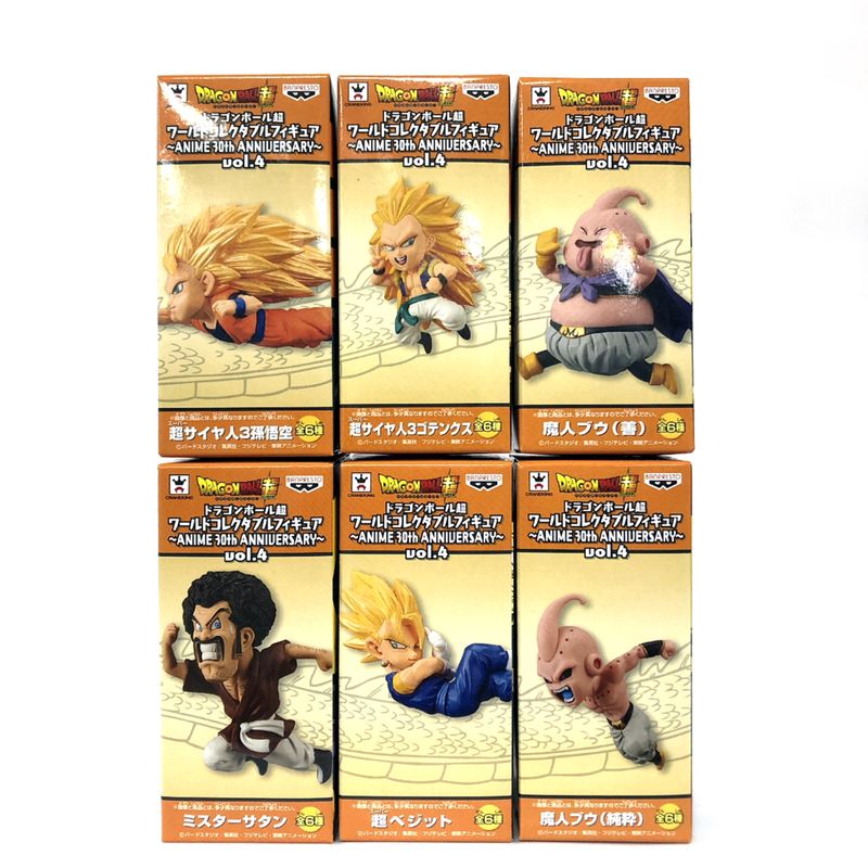 ドラゴンボール超 ワールドコレクタブルフィギュア ANIME 30th ANNIVERSARY vol.4 全6種セット