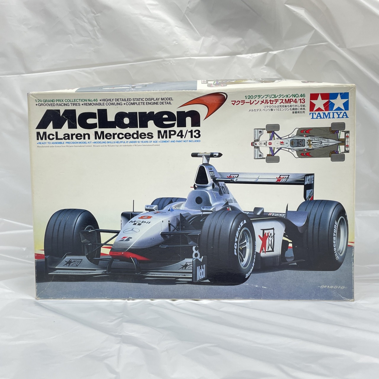 タミヤ 1/20 グランプリコレクション No.46 マクラーレン メルセデスMP4/13 ディスプレイキット