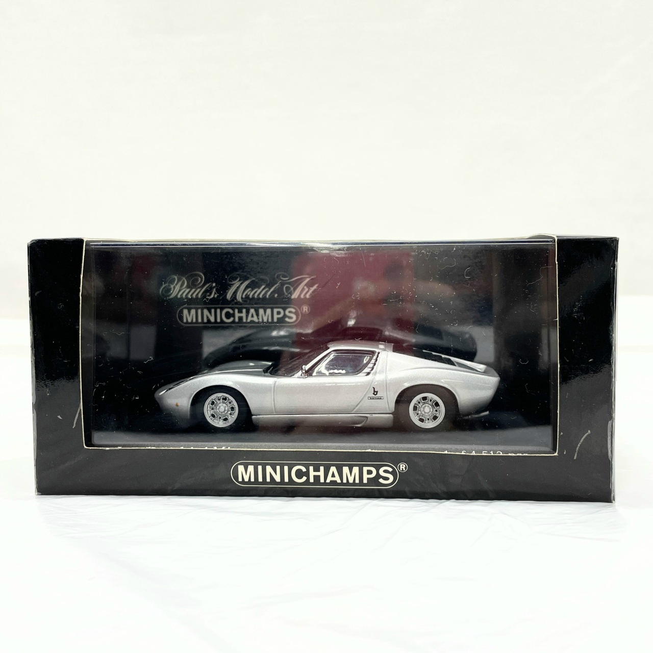 ミニチャンプス 1/43 ランボルギーニ ミウラ(シルバー)