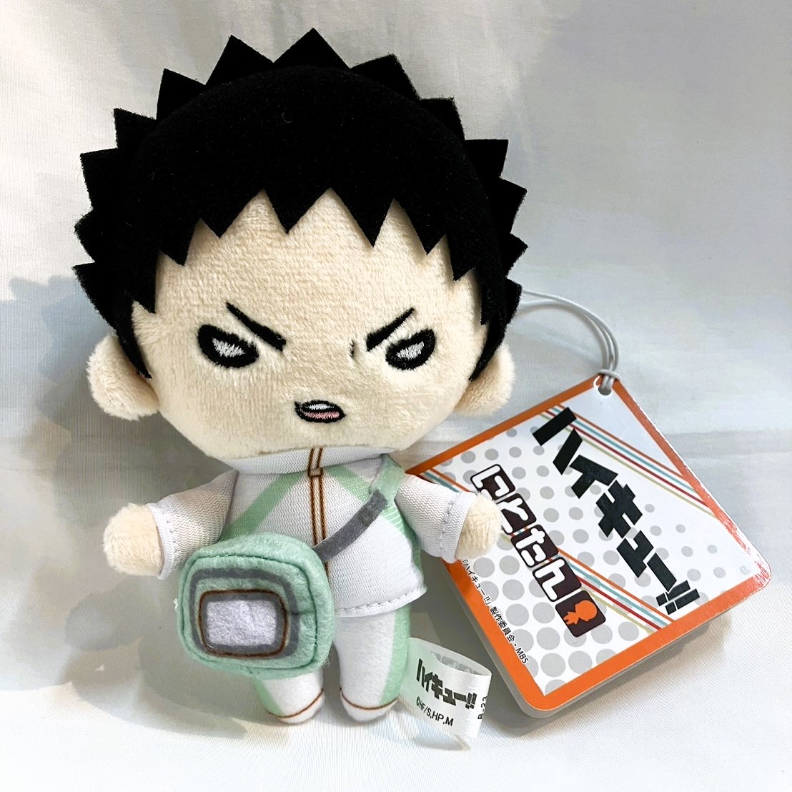 にとたん ハイキュー!! スクールバッグ ボールチェーン付ぬいぐるみ 岩泉一