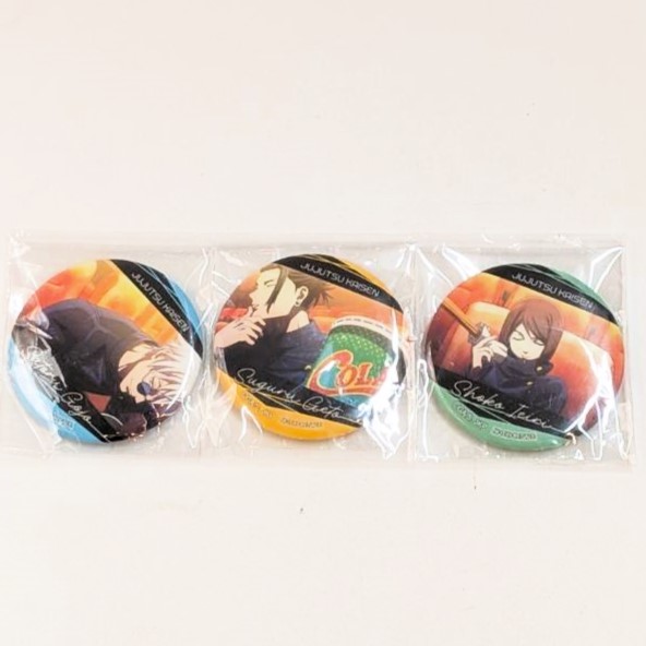 東宝 呪術廻戦 Blu-ray/DVD 劇場版総集編 呪術廻戦 懐玉・玉折 TOHO animation STORE 限定特典 場面写真缶バッジ3個セット