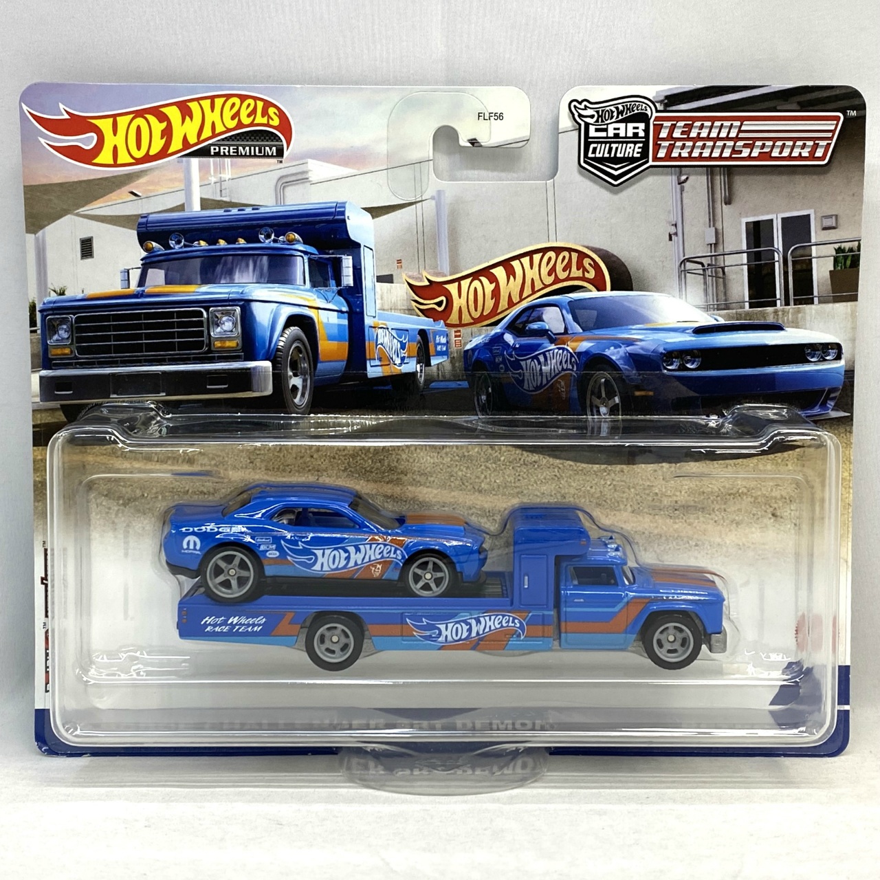 マテル ホットウィール チームトランスポート #30 ダッジ チャレンジャー SRTデーモン&レトロRIG