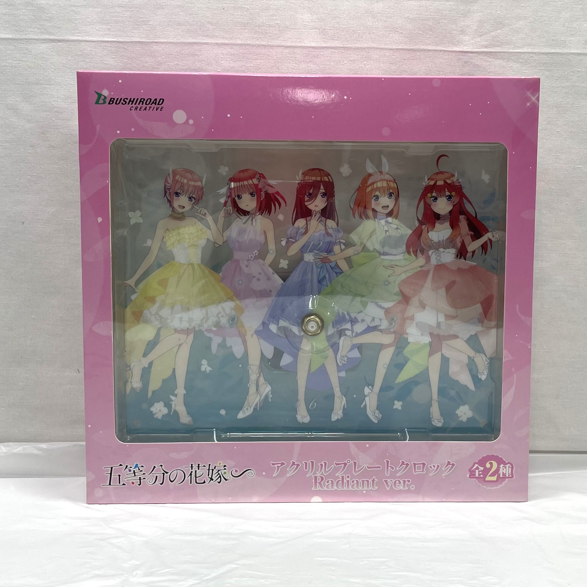 五等分の花嫁∽ アクリルプレートクロック Radiant ver.  等身ver. ～GiGO限定～