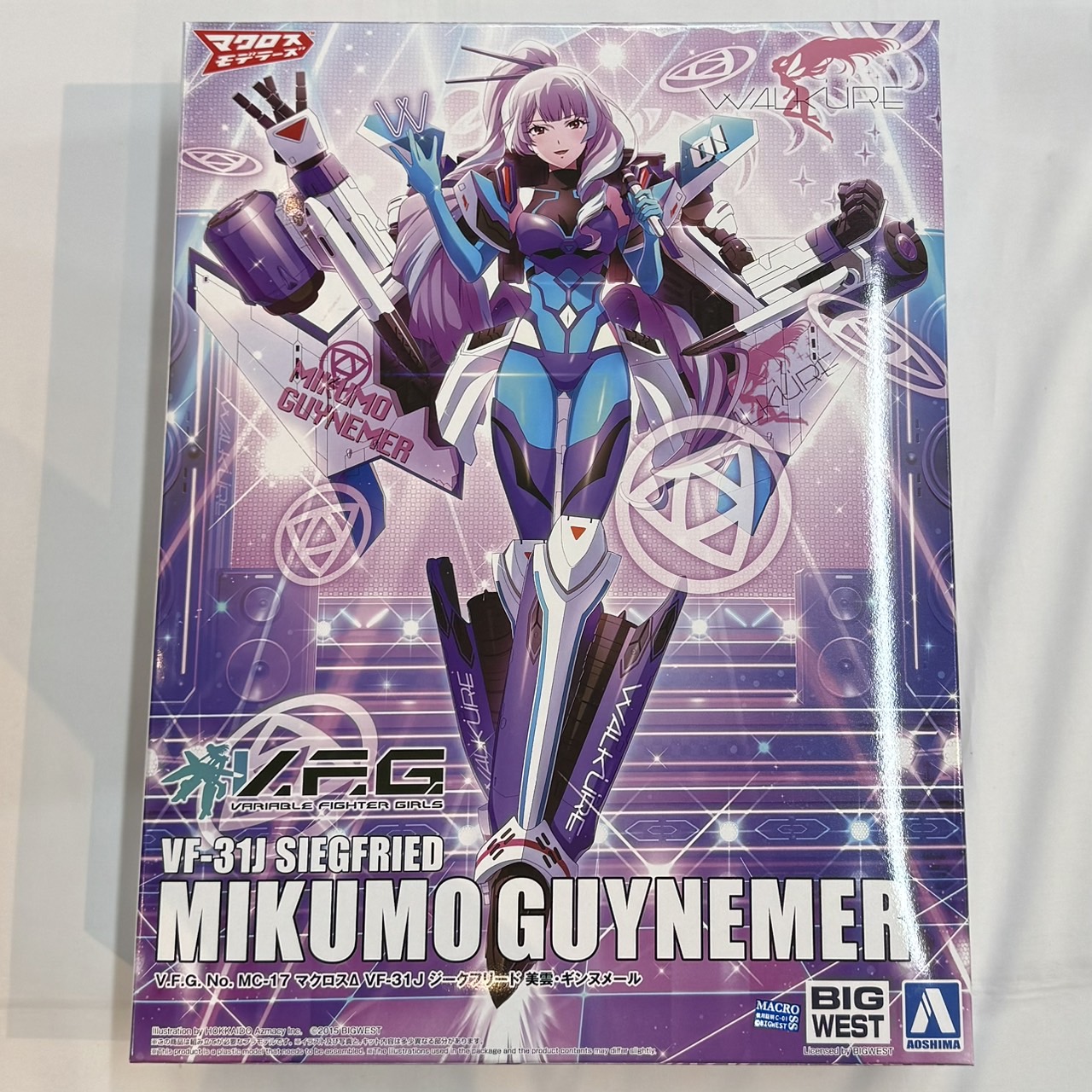 アオシマ  V.F.G. No.MC-17 マクロスΔ VF-31J ジークフリード 美雲・ギンヌメール