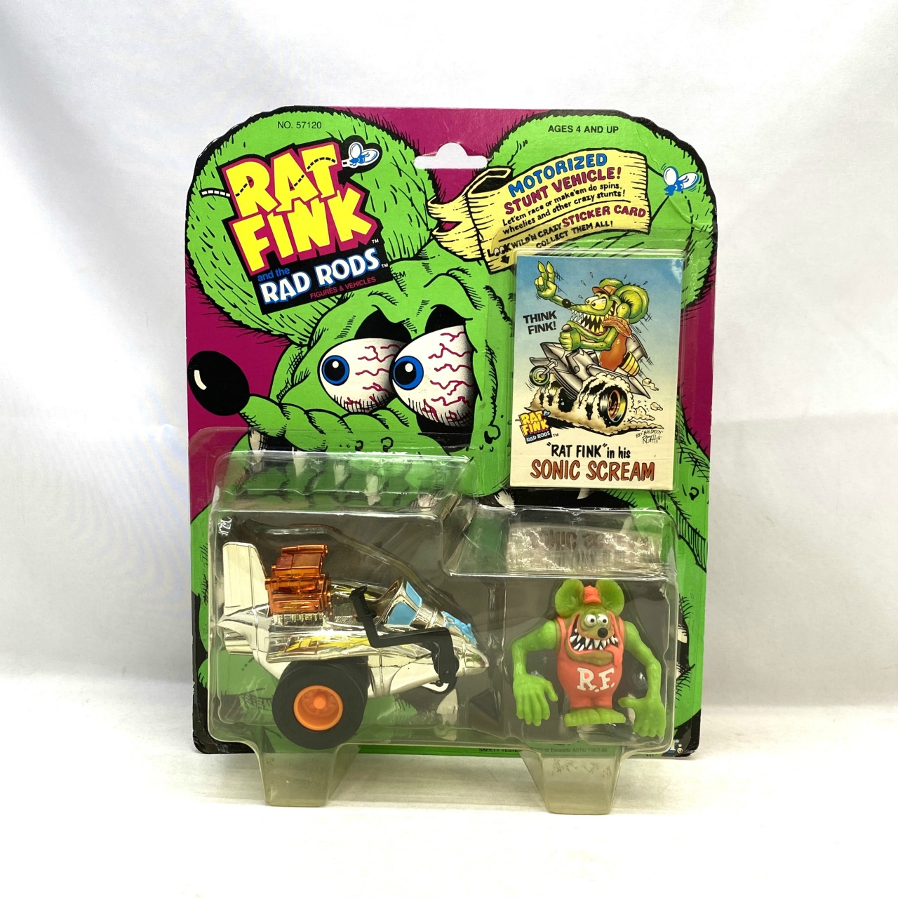 ケナー社 RAT FINK(ラットフィンク) RAD RODS(ラッドロッズ)RAT FINK in his SONIC SCREAM