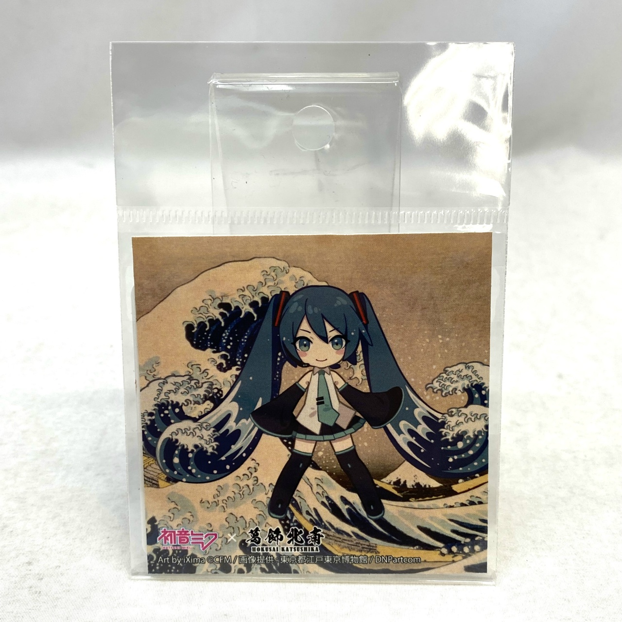 Presence 初音ミク×葛飾北斎 iXima ステッカー 神奈川沖波裏 ミニキャラ