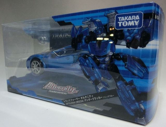 Transformers Alternity A-04 Mitsuoka Orochi Thundercarcker Sonic Blue