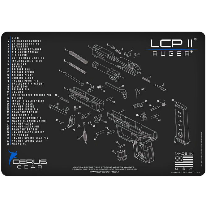 CERUS GEAR RUGER LCPⅡ SCHEMATIC PROMAT
