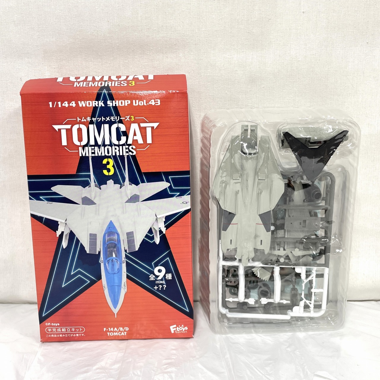 エフトイズ 1/144 トムキャットメモリーズ3 2.F-14A アメリカ海軍 第1戦闘飛行隊「ウルフパック」