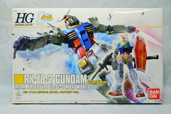 HGUC 1/144 RX-78-2 Gundam (REVIVE) Clear Color ver.