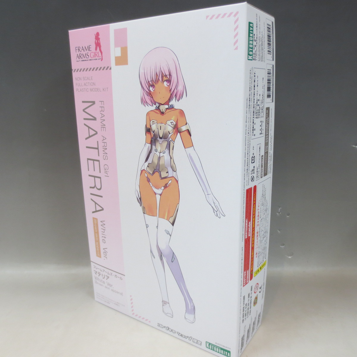 コトブキヤ フレームアームズ・ガール マテリア White ver. 【Brown skin append】