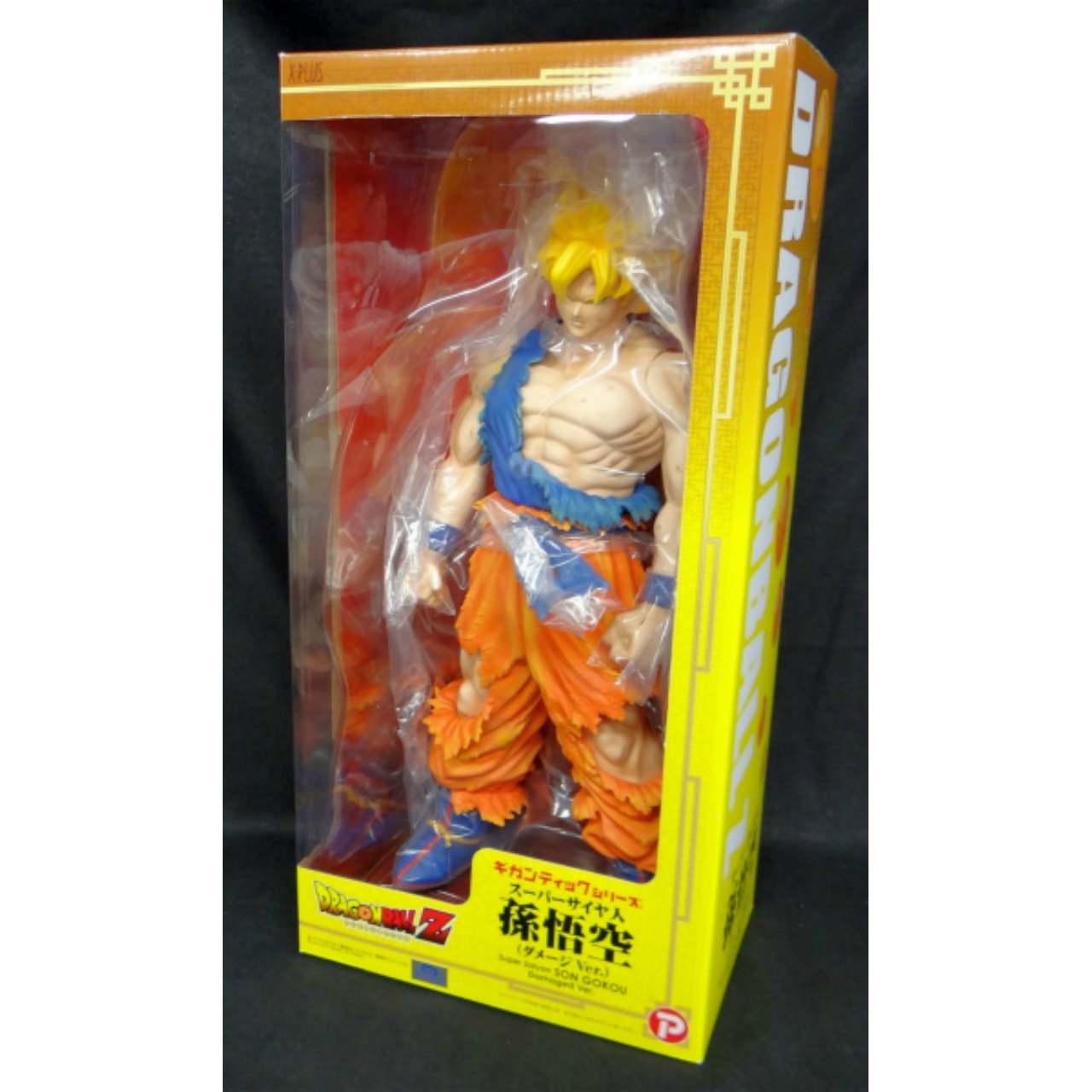 X-PLUS Gigantic Series Dragon Ball Z 1/4 Son Gokou Damage ver. (Super Saiyan)