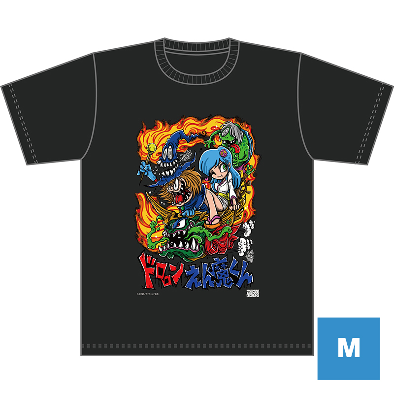 KAGEMARU DESIGNS ドロロンえん魔くん Tシャツ (黒) Mサイズ