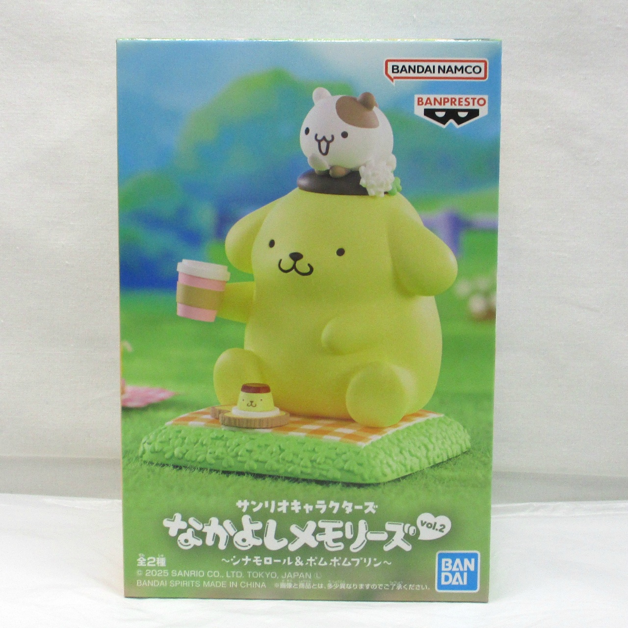 サンリオキャラクターズ なかよしメモリーズ vol.2 ～シナモロール&ポムポムプリン～ B.ポムポムプリン