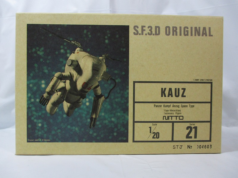 NITTO 1/20 S.F.3.D ORIGNAL No.21 KAUZ カウツ (Panzer Kampf Anzug SpaceType)