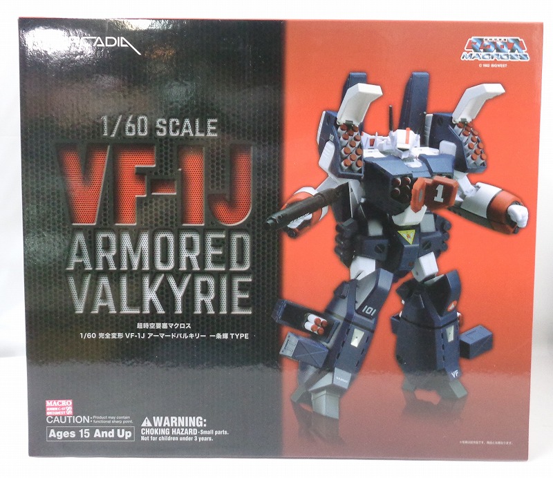 ARCADIA Macross 1/60 Fully Transformable VF-1J Armored Valkyrie Hikaru Ichijo type