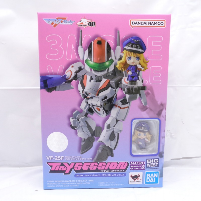 TINY SESSION マクロスF VF-25F メサイアバルキリー(アルト機) with シェリル