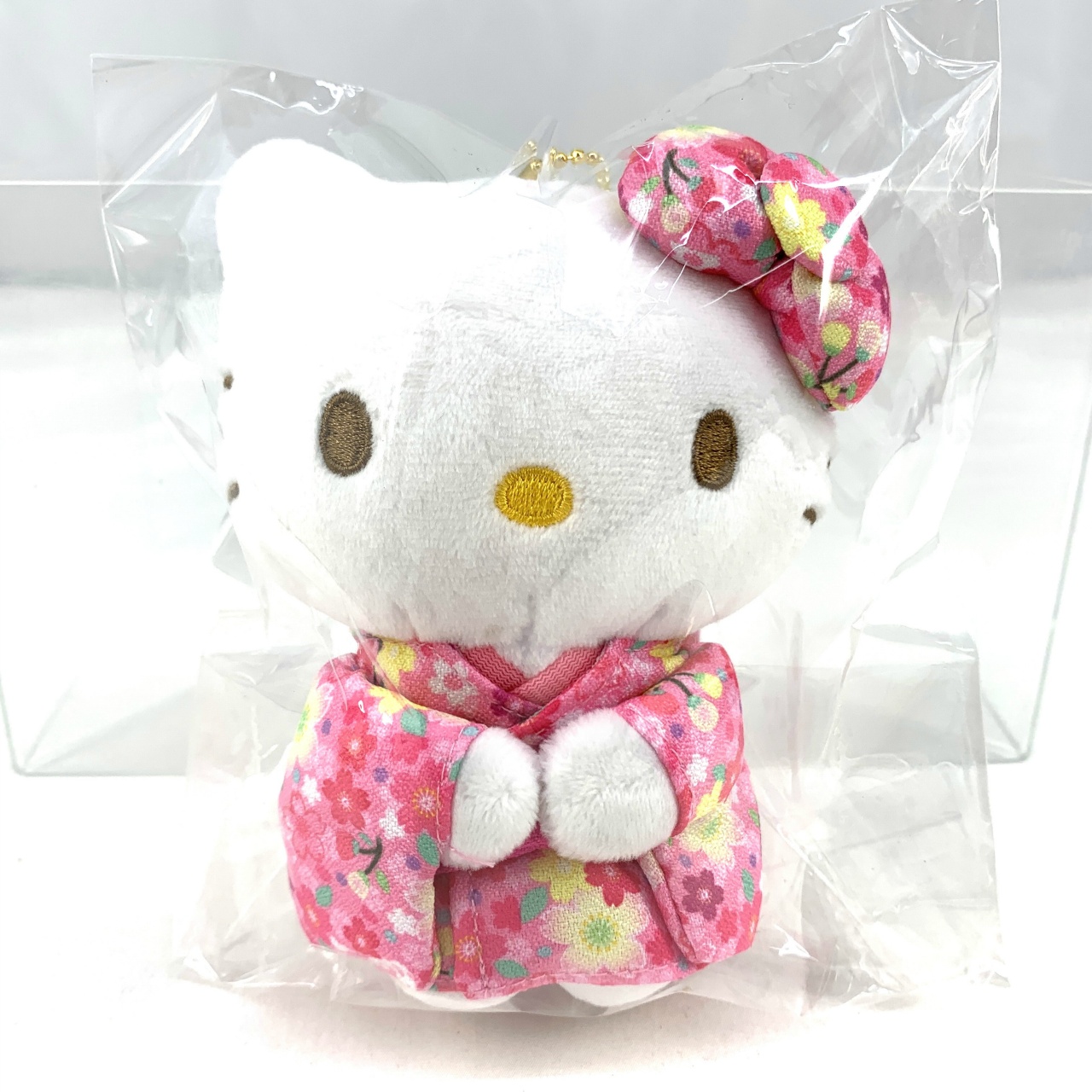 あすなろ舎 和桜 ハローキティ ぬいぐるみ ボールチェーン