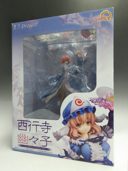 キューズQ 幽冥楼閣の亡霊少女 西行寺幽々子 イベント限定エクストラカラー 1/8PVC