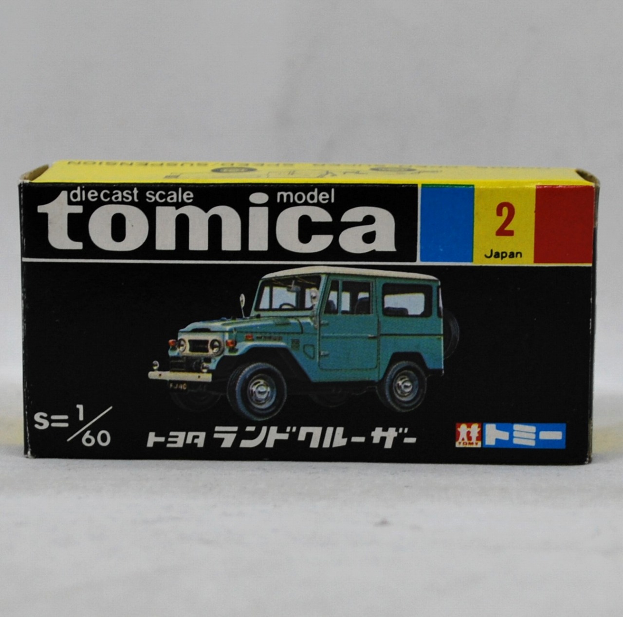 TOMICA Black Box No.2 Toyota Land Cruiser Maroon Wheel