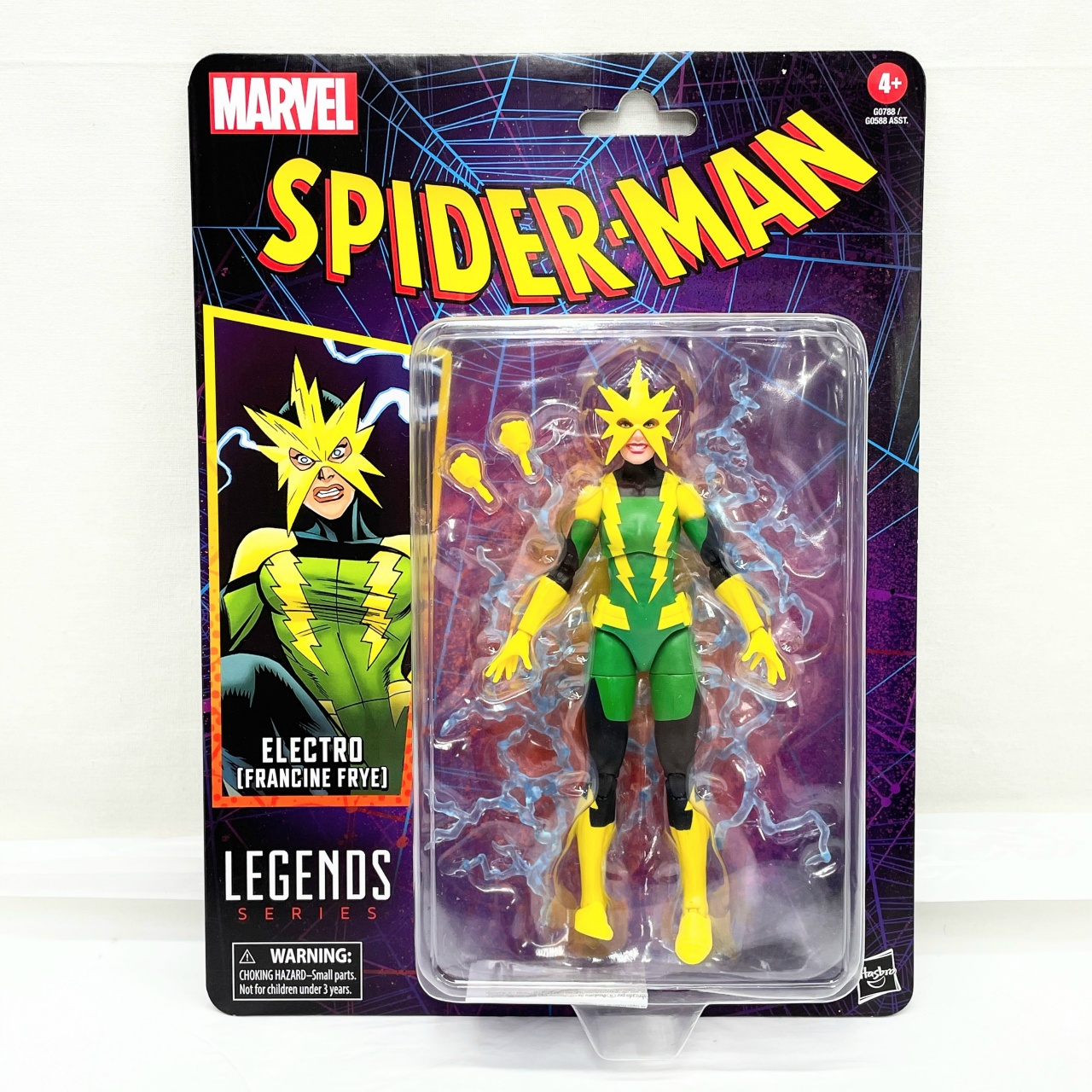 ハズブロ マーベル・レジェンドCLASSIC スパイダーマンシリーズ フランシーヌ・フライ/エレクトロ 6インチ・アクションフィギュア