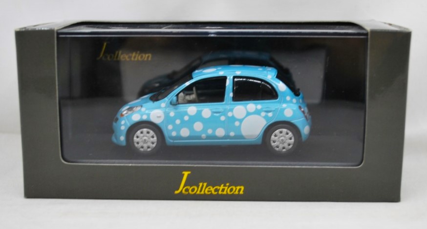 J-COLLECTION1/43 日産 マーチ バブル バージョン(ブルー)