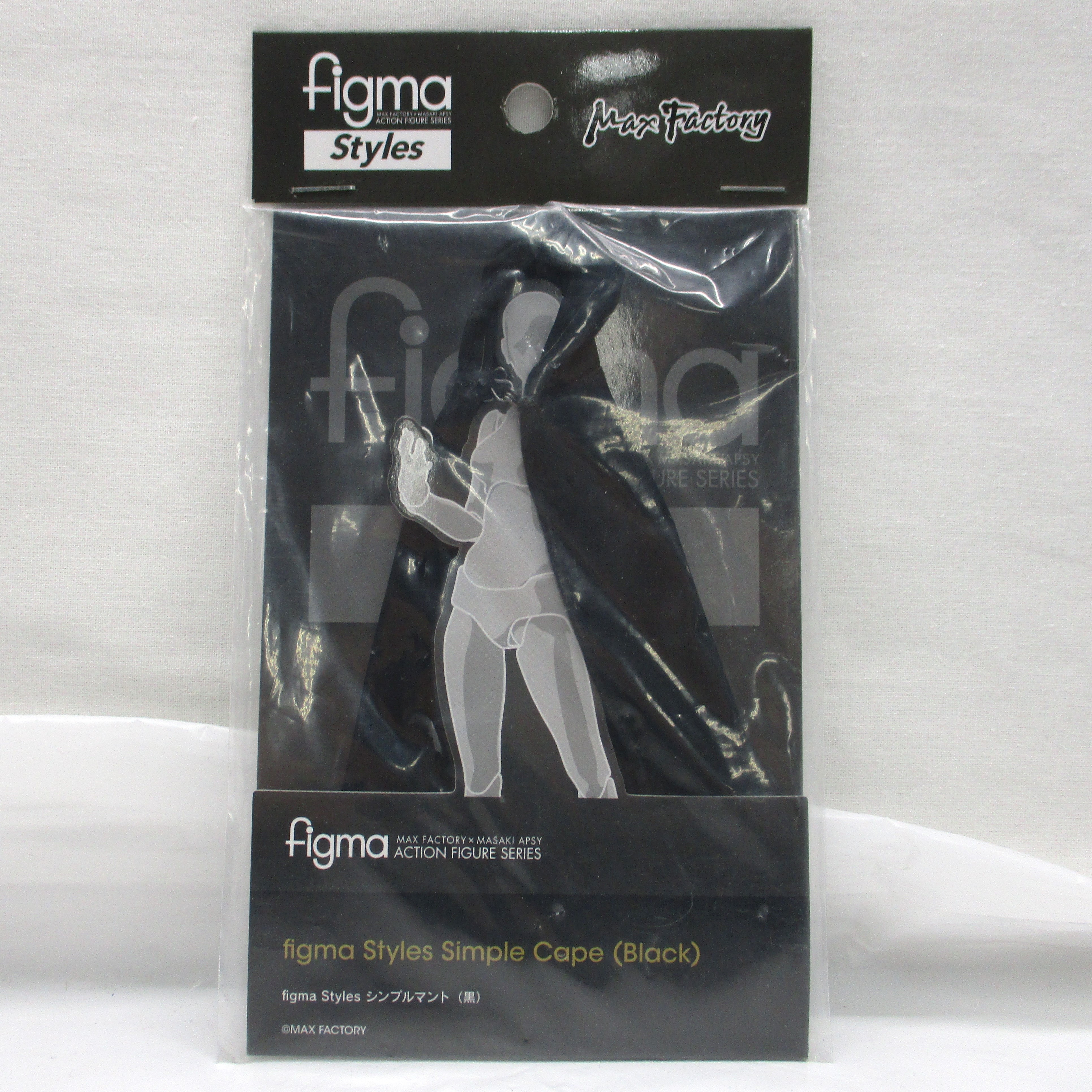 figma Styles シンプルマント(黒)