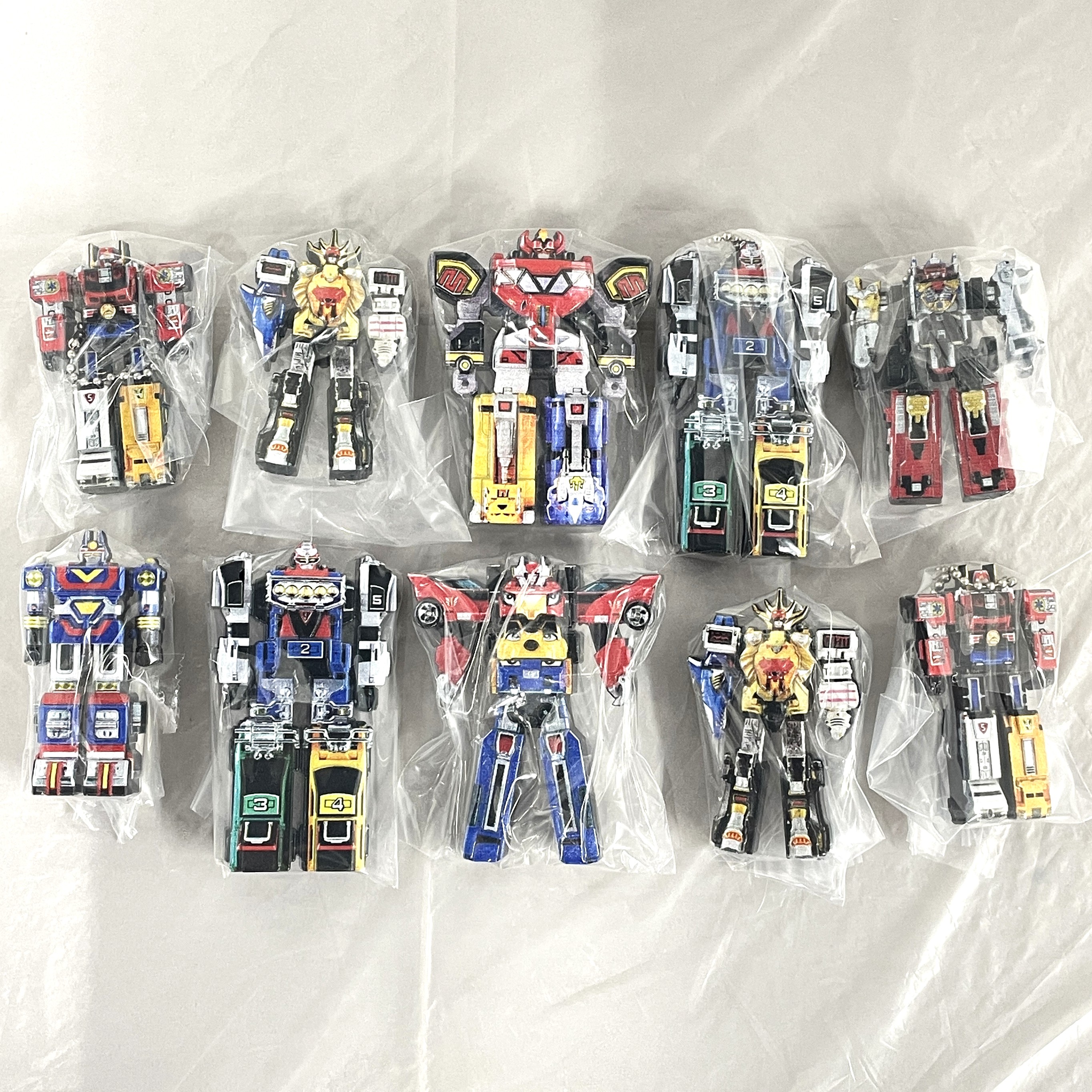 スーパー戦隊 DXロボチャーム&チョコボーロ 全10種SET