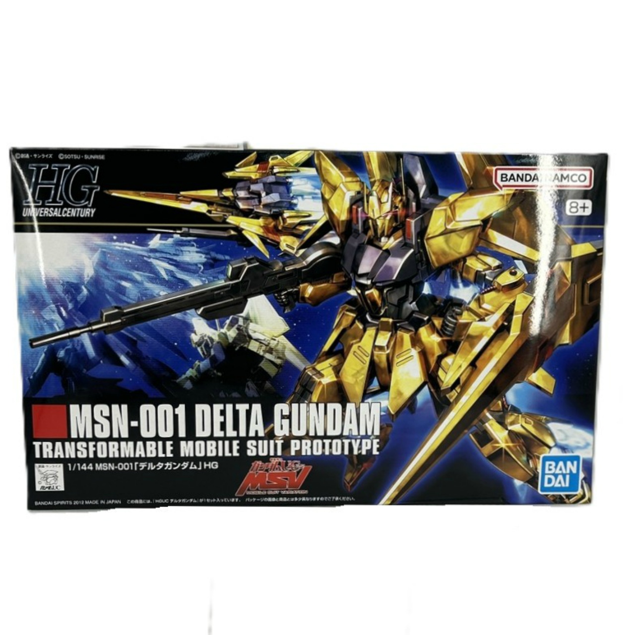 HGUC 136 1/144 MSN-001 Delta Gundam Metallic Gold