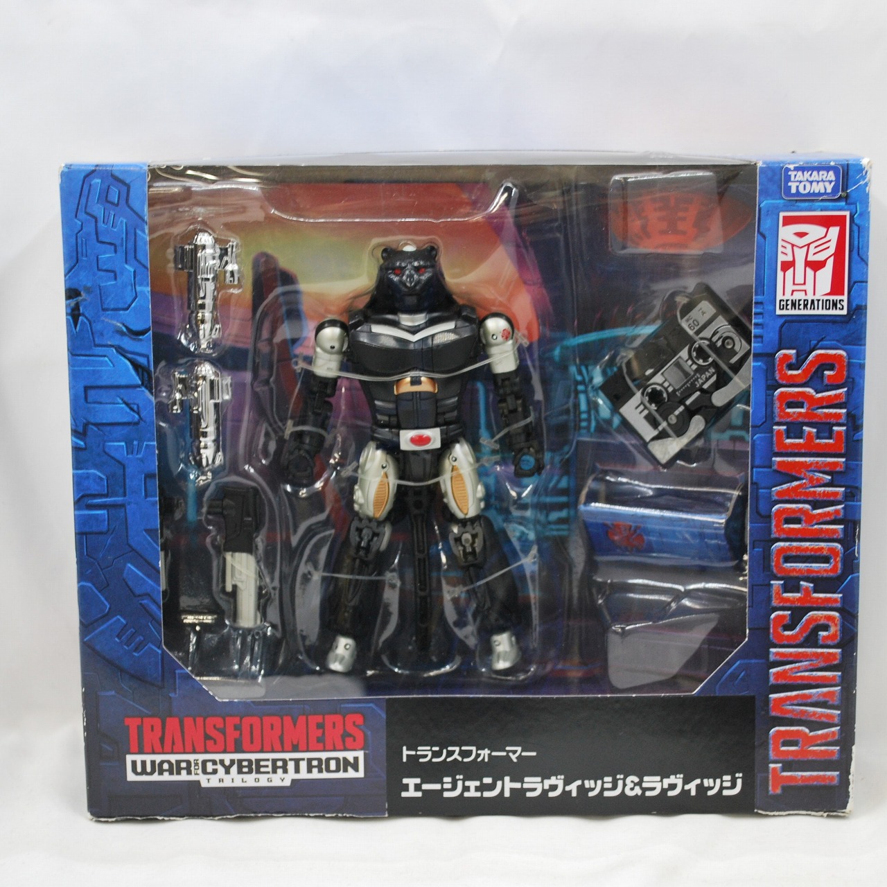 Transformers War for Cybertron Agent Ravage & Ravage Domestic Version