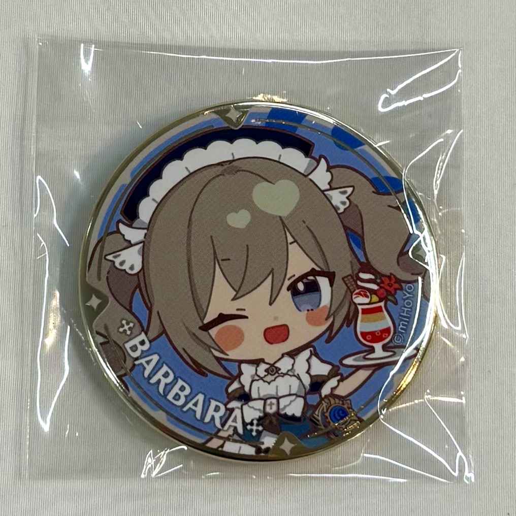 Genshin Impact x Sweets Paradise - Feast of the Gentle Breeze - Chibi Character Trading Badges Barbara