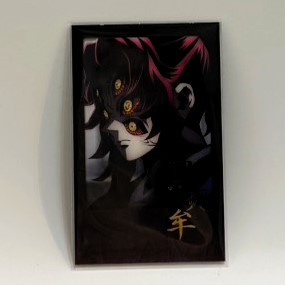 劇場版「鬼滅の刃」無限城編コラボレーションダイニング お楽しみくじ 箔押しチェキ風ブロマイド 黒死牟