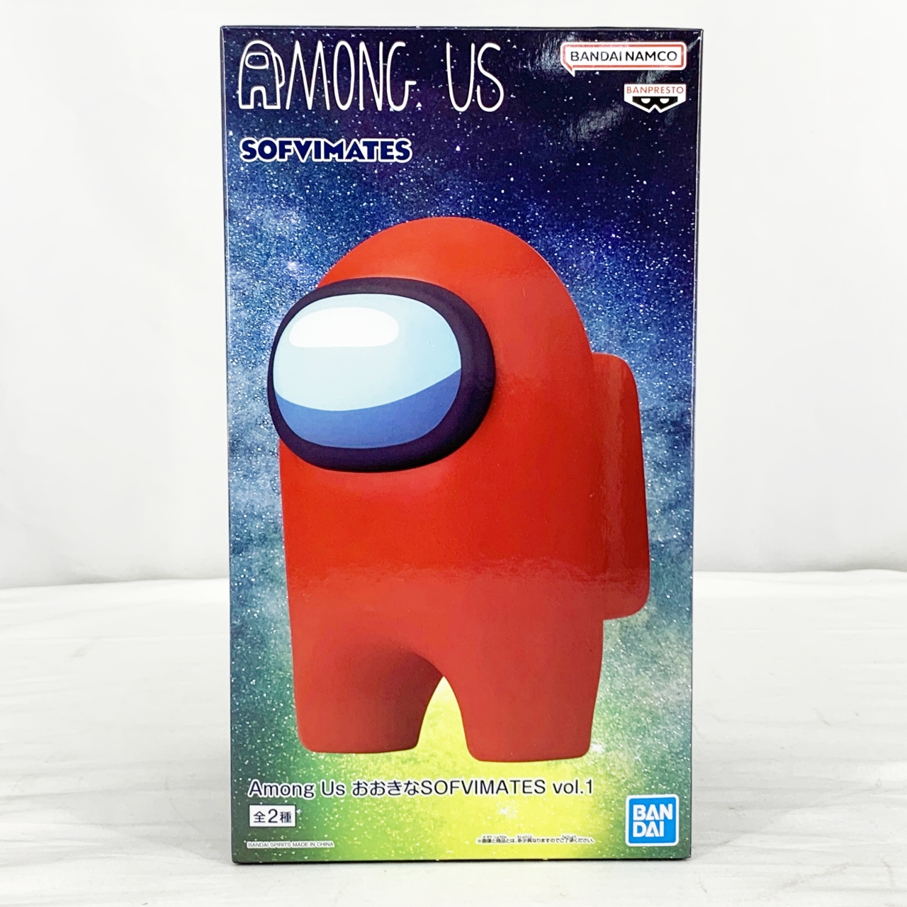 バンプレスト Among Us おおきなSOFVIMATES vol.1 A 赤