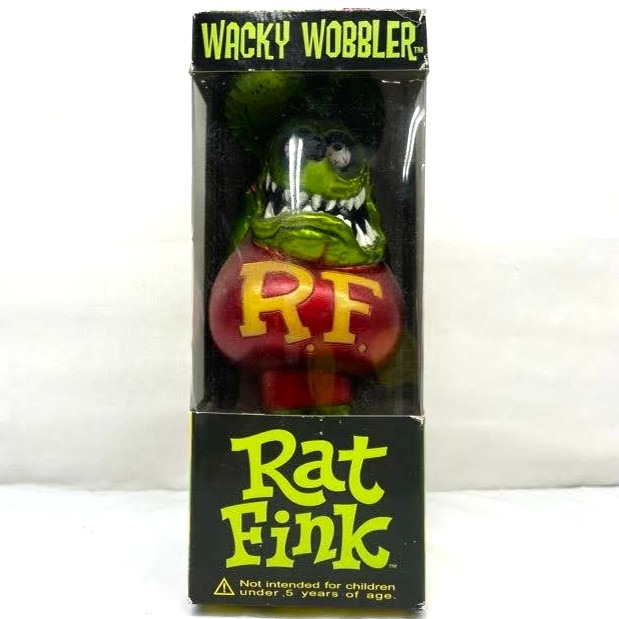 FUNKO ラットフィンク ボビングヘッド ワッキーワブラー メタリックグリーン