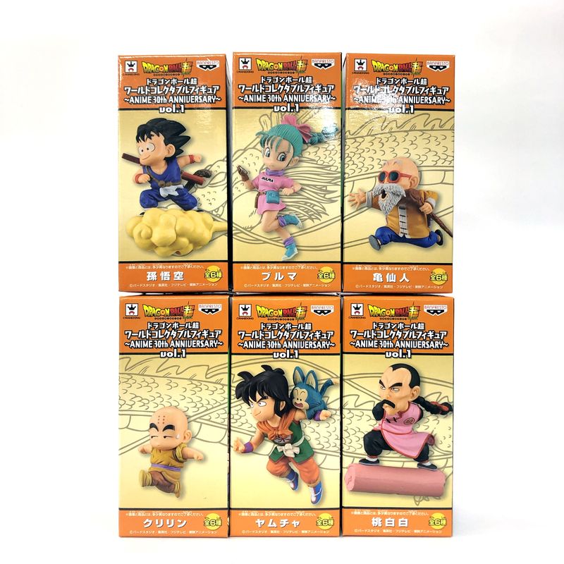 ドラゴンボール超 ワールドコレクタブルフィギュア ANIME 30th ANNIVERSARY vol.1 全6種セット