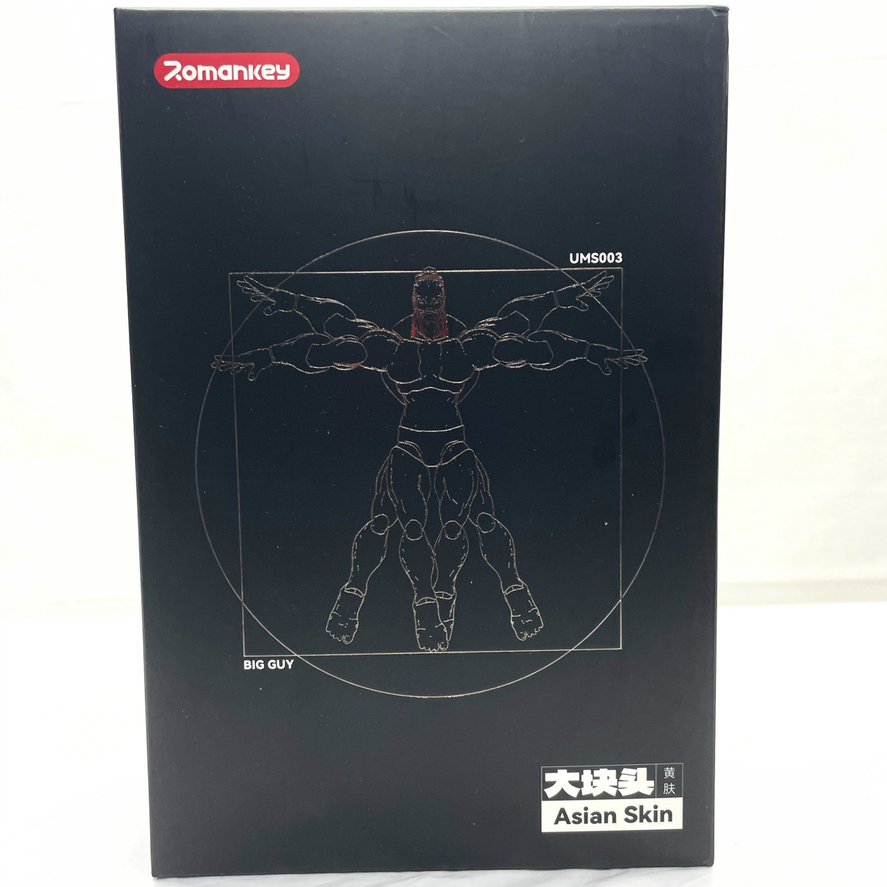 ロマンキー UMS003 男性素体 ビッグガイ ノーマル 1/12スケールアクションフィギュア