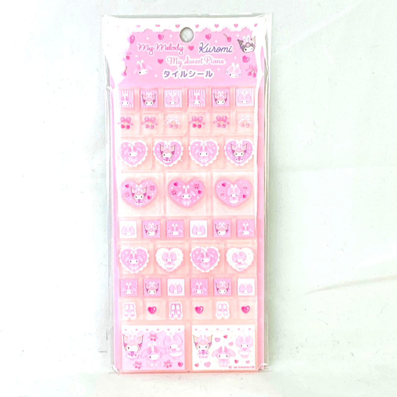マイメロディ♡クロミ♡マイスウィートピアノ タイルシール ピンク