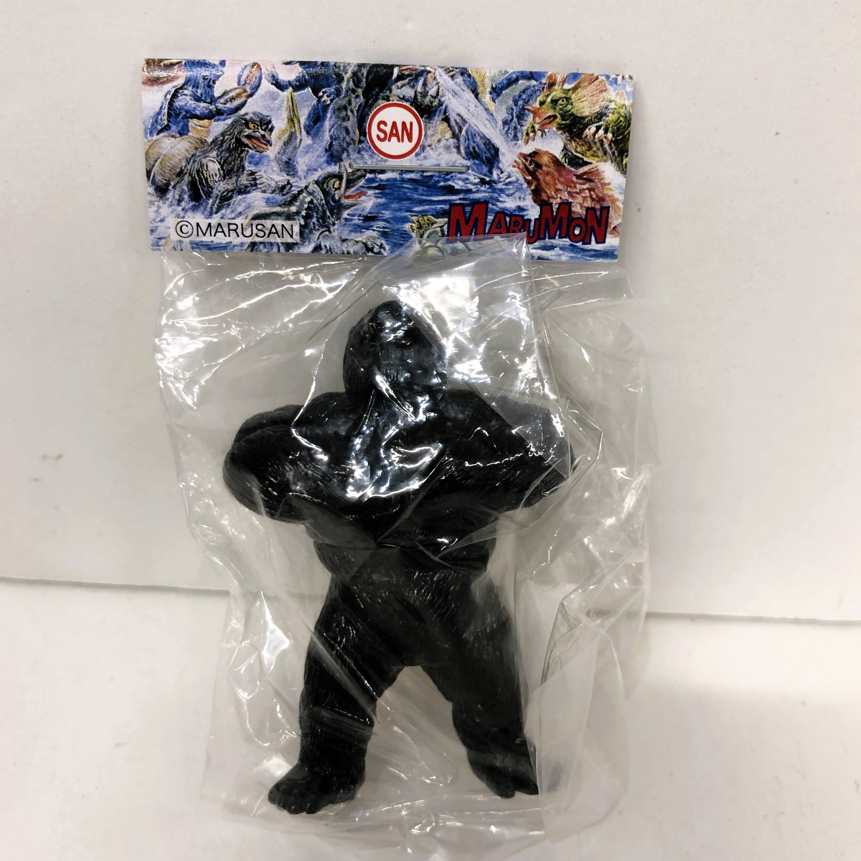 マルサン マルガチャ マルモン大図鑑60mm ジャイアントゴリラ 黒 未塗装