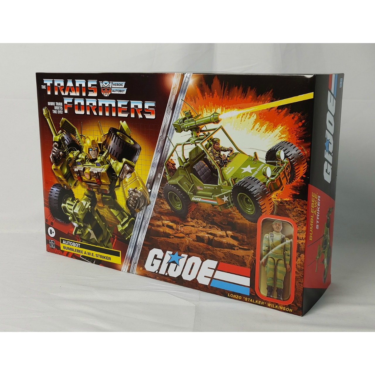 ハズブロ G.I.ジョー×トランスフォーマー バンブルビー A.W.E. ストライカー & ロンゾ