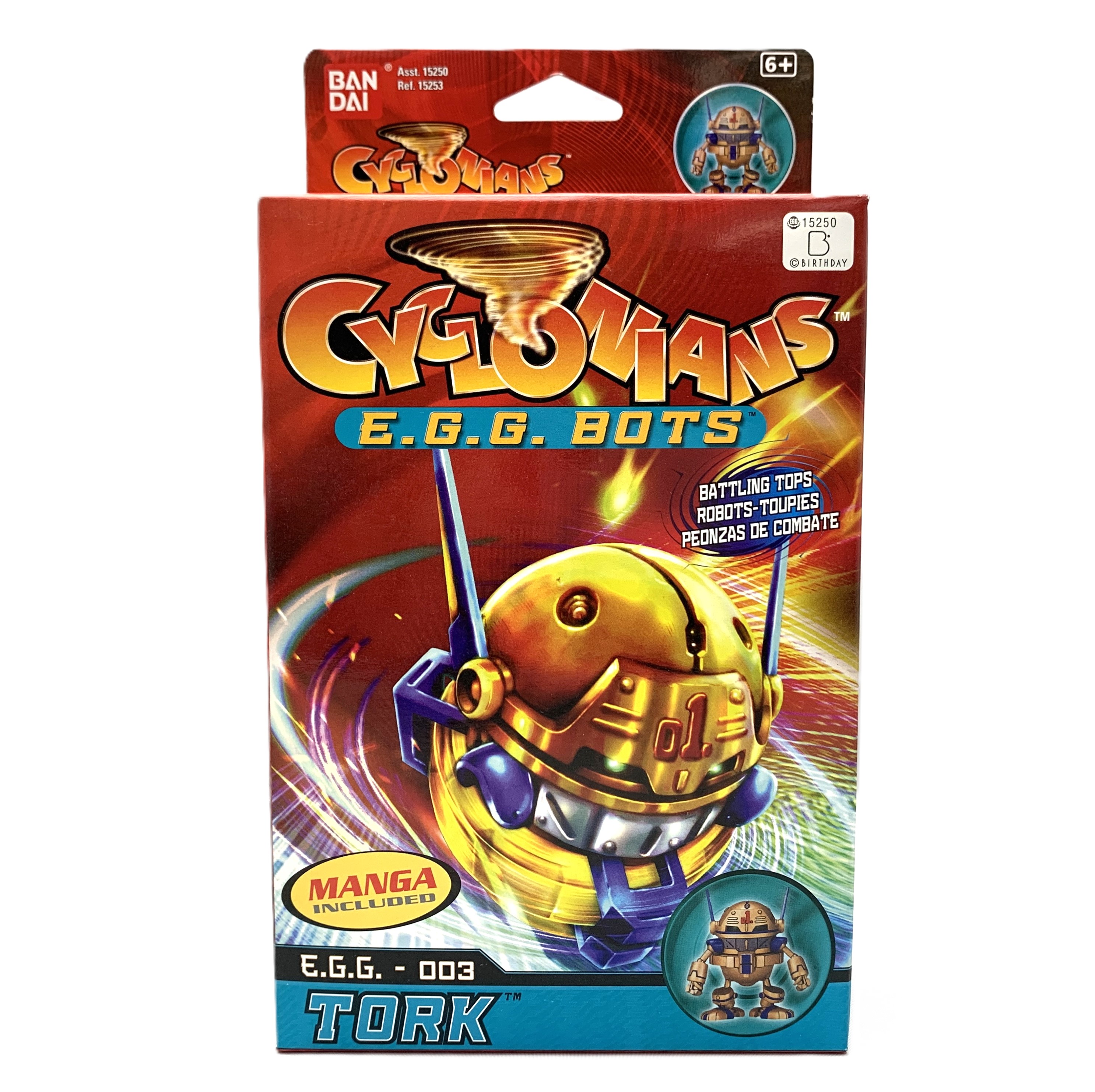 海外版 E.G.G.ファイト 03 ゴールド エッグブイゼロワン  Cyclonian Eggbot TORK #003