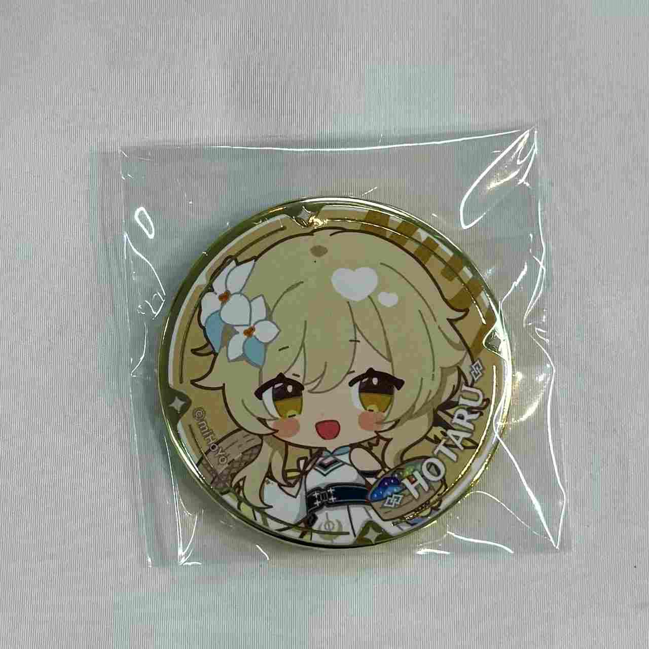 Genshin Impact x Sweets Paradise -Rock and Flower Festival- Chibi Character Trading badge Hotaru
