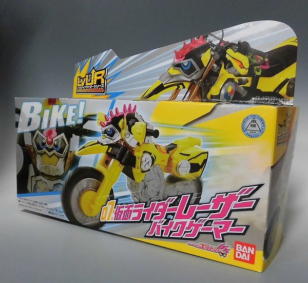 仮面ライダーエグゼイド LVUR07 仮面ライダーレーザー バイクゲーマー