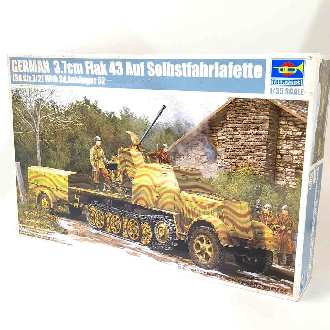 TRUMPETER 1/35 German 3.7cm Flak 43 auf Selbstfahrlafette (Sd.Kfz.7/2)