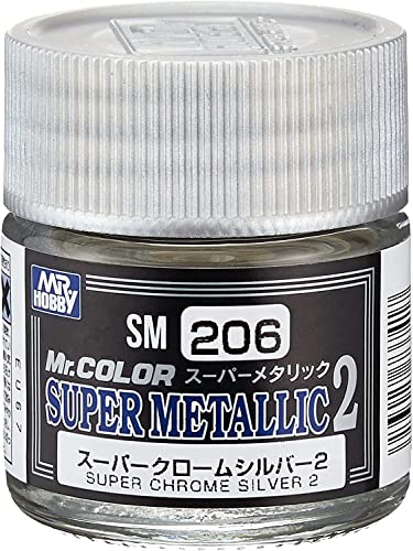 GSIクレオス Mr.カラー スーパーメタリック SM206 スーパークロームシルバー2