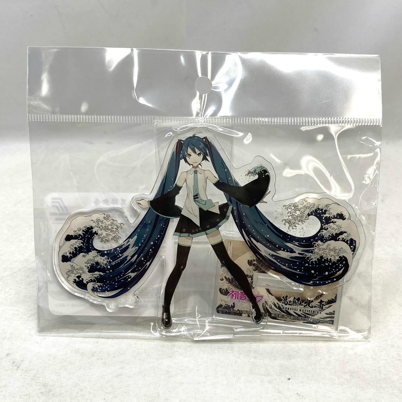 Presence 初音ミク×葛飾北斎 iXima ダイカットアクリルスタンド 神奈川沖波裏