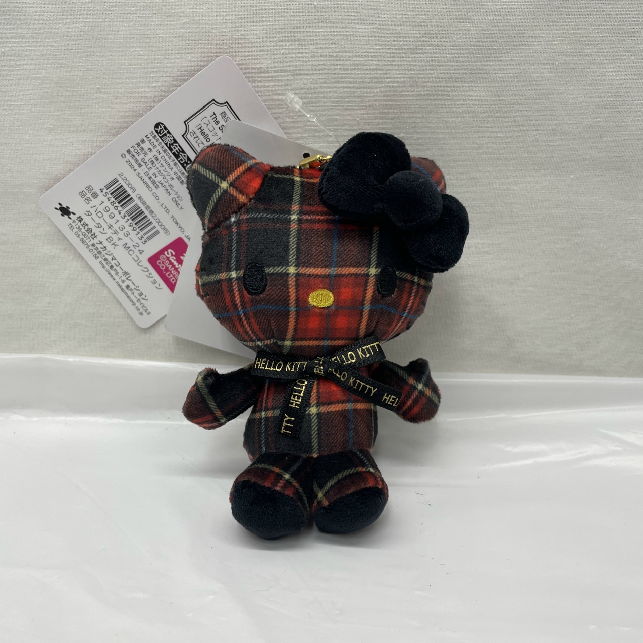 ハローキティマスコットCLタータン BK